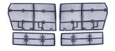 Pexorin Accessoires modifiés for voiture, for TOYOTA, for Prado Fj150 2018-2020, kit de protection en maille anti-insectes for grille avant Moustiquaire anti-insectes pour calandre de voiture(Model B)