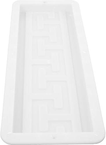 NUOBESTY Molde de Plástico para Pavimento Reutilizable 45X15X3 CM para Baldosas de Suelo y Adoquines Práctico para Moldear Cemento y Hormigón Jardines Patios y Caminos Exteriores