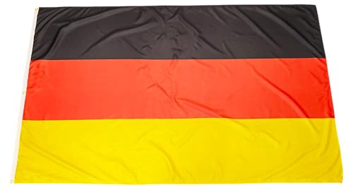 Fahne Flagge Deutschland XXL DICKE QUALITÄT MIT 3 ÖSEN - 150 x 250 cm