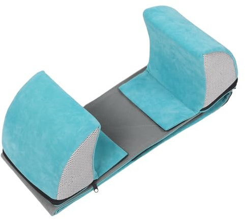 HIAKDOFT Cojín Lateral para Silla de Ruedas Verde, Soporte Lumbar Ergonómico Acolchado, Almohadilla Antideslizante para Respaldo y Protección Postural en Movilidad Diaria