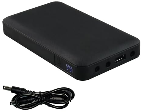 ZwaitL 10000mAh Uninterruptible Power Supply Router Optical Adapter Backup Supply 5V 6V 9V 12V 25W Backup