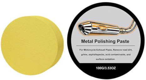 Edelstahl- und Chrom-Polierpaste 100 Gramm langanhaltende Politur mit
