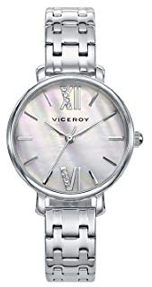 Viceroy Reloj analógico de Cuarzo para Mujer con Correa de Acero Inoxidable 461040-03