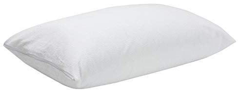 Pikolin Home Funda de Almohada Algodón de Rizo Aloe Vera, Impermeable, Transpirable, Cremallera lateral, Varias Medidas