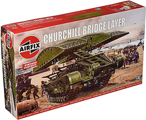 Airfix A04301V 1/76 Churchill Brückenlegepanzer Modellbausatz, Sortiert, 1: 76 Scale