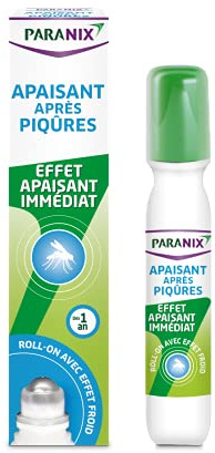 Paranix Roll-on Apaisant Après-Piqûres – Effet Rafraîchissant dès l'Application – Roll-On de 15 ml
