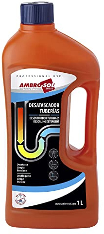 AMBRO-SOL, Limpieza, Desatascador de Tuberías, Bote 1l