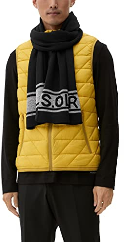 s.Oliver Men's 10.3.11.25.276.2125830 Schal, Black, One Size
