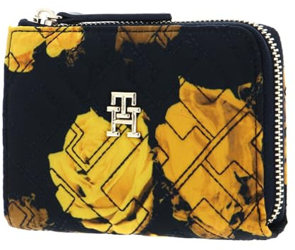 Tommy Hilfiger Geldbörse TH Flow Floral Zip Around Wallet Floral schwarz
