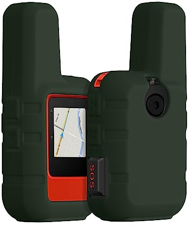 kwmobile Hülle kompatibel mit Garmin inReach Mini - Schutzhülle für GPS Handgerät in Dunkelgrün
