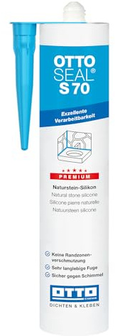 OTTOSEAL S70 Naturstein-Silikon 310ml, C1282 Matt-Manhattan mit kör4u Tülle
