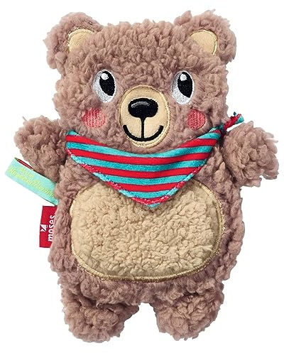 moses. Kleine Kuschelhelden Kirschkernkissen Kleiner Bär, Wärmekissen mit Überzug, Wärmekissenbezug im süßen Teddybären Design, abnehmbares und waschbares Kuscheltier für Babys und Kinder