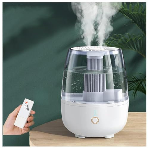 6.8L Humidificador, Ultra Silencioso Bebe Humificador, Con Mando A Distancia Humidificador Plantas Interior, Para HabitacióN De NiñOs,Oficina,Dormitorio,White