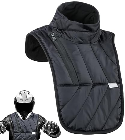 Genikeer Nacken Und Brustwärmer | Motorrad Schulter Nackenwärmer | Thermischer Winddichter Wasserdichter Halswärmer Schal | Warme Winterausrüstung Für Outdoor Aktivitäten Im Winter