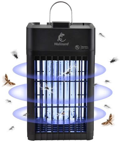 Walizard Lampara Antimosquitos Exterior Matamoscas Electrico Interior: 4200V 18W UV Lampara Mata Mosquitos Insectos