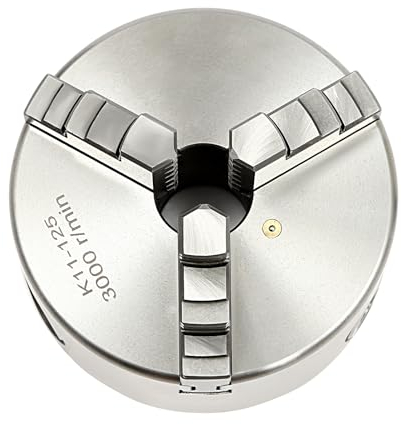 svarvchuck 125 mm självcentrerande roterande chuck bakfoder svarv fäste