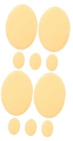 FOMIYES Lot de 2 Houppettes de Maquillage Réutilisables Et Robustes pour Application Sèche Et Boîte Élégante : 5 Pièces