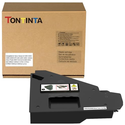 C400 C405 Waste Toner Collector Cartridge Collection Container 108R01124 30000 Pages for Xerox Phaser 6600 WorkCentre 6605 6655 VersaLink C400N C400DN C405N C405DN DELL C2660 C2665 S3840 Printers