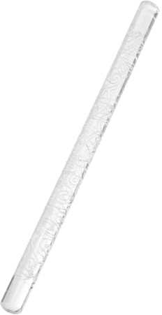 Garneck Präziser Back Teigroller Mit Geprägtem Acrylmuster Für Plätzchen Fondant Und Pasta Transparenter Mini Teigroller Antihaftbeschichtet Vielseitig Für Kuchen Pizza Und Modelliermasse