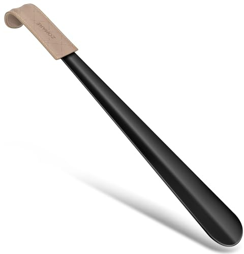 ZOMAKE Calzascarpe Lungo, 42cm Calza Scarpe Metallo, Calzante per Scarpe Facile Da Usare, Shoe Horn per Uomini Donne Anziani