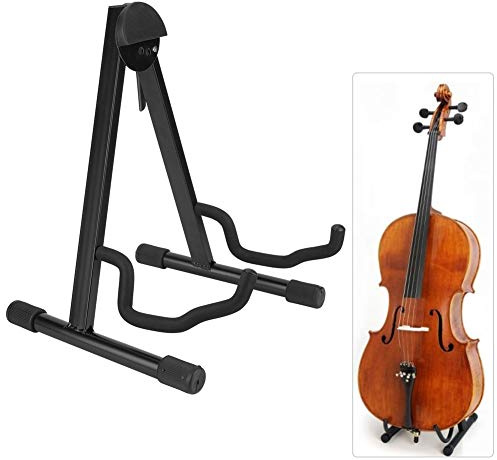 Ejoyous Cello Ständer, Verstellbarer Gitarrenständer, Zusammenklappbarer Musikinstrumentenzubehör für Akustikgitarre