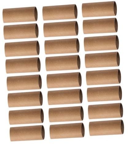 SEWACC 30stücke Pack Pappröhren Zum Basteln Pappröhren Für DIY Und Kunstprojekte Bastelpapierröhre Aus Recycelbarem Material Geeignet Für Kindergarten Und Heimwerken