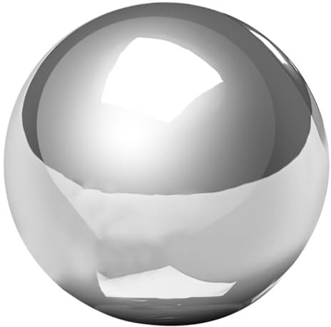 FUNOMOCYA Spiegelkugel Gartenkugel Poliert Reflektierende Kugel Zarte Reflektierende Kugel Gartenkugel Rasengartenkugel Kugelornament