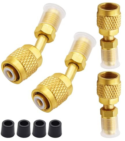 Air Conditioning Adapter | Refrigerant Adapter | Air Conditioning Hose Adapter | Air Conditioning Fitting, Easy Install Refrigerant Hose Adapter, HVAC Tools for Split Air Conditioner Systems