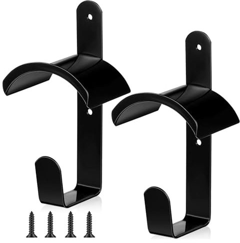 jlceh Trensenhalter aus Metall, Trensenständer-Wandhalterung, Trensenhaken Trensenhalter, Zubehör für den Pferdestall, 2 Stück Pferdegeschirr-Aufbewahrungsorganisator, Halfter-Aufhänger-Wandhaken mit