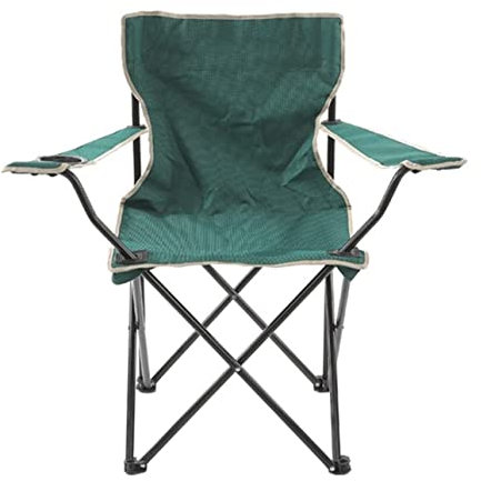 HZHXIFUFA Klappbarer Campingstuhl, Outdoor-Klapphocker, Stuhl, Bergsteigen, Strand, Angeln, Stuhl, Rückenlehne, Sitz mit Armlehnen und Getränkehaltern, Klappstuhl für drinnen und draußen