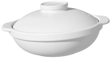 Zerodeko Pentola in Per Stufato e Zuppa 1.3l Casseruola Resistente Al Calore Per Cucina Domestica e Ristoranti Per Brasare e Cucinare Pollo e Porridge