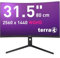 Terra Monitor curvo 3285 W HA 31,5 - WQHD, VA, 180Hz, USB-C, HDMI, DisplayPort, HDR, FreeSync, Altura ajustable Negro
