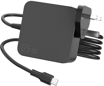 ANTWELON 65W USB C Chargeur Ordinateur Portable Type C pour Lenovo Thinkpad X1 Yoga HP Spectre Dell Latitude ASUS Chromebook MacBook Pro Huawei Matebook 20V 3,25A Adaptateur