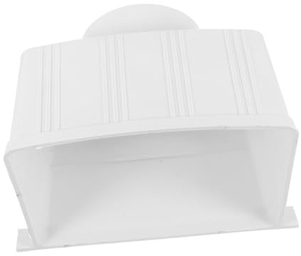 Toddmomy PVC Pluviale Quadrato per Grondaie Villa e Tetto Deviatore Acqua Piovana Resistente per Raccolta Acqua Tetto Facile Installazione e Design Elegante