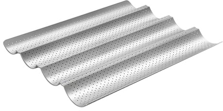 Genérico Molde Para Pan - Bandeja Para Hornear Antiadherente Y Resistente Al Calor - Parrillas Para Hornear Pan Francés | Para Cocinar En Horno Apartamento Y Hacer De Sándwich Tostada Pastelería