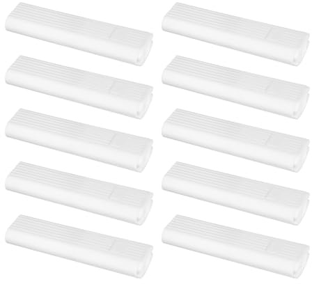 Veemoon Soportes para Cordón de Persiana Vertical Mango Cuadrado, Tensor de Cable de Plástico Resistente, 10 Unidades, Accesorios para Cortinas y Persianas, Contrapeso para