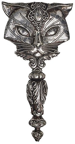 Alchemy England Sacred Cat Frauen Handspiegel silberfarben Polyresin Everyday Goth, Gothic