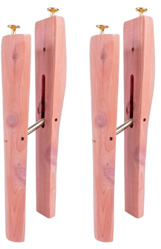 FootFitter Cedar Boot Tree Shaft Shaper, Wooden Inserts for Men & Women’s Boots, Reduce Creases & Sagging, Premium USA Cedar (14)
