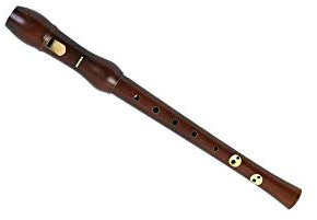 FLAUTA DULCE SOPRANO - Hohner (9556) Madera Peral Barnizada (C) Digitacion Alemana,Double hole (2 Piez