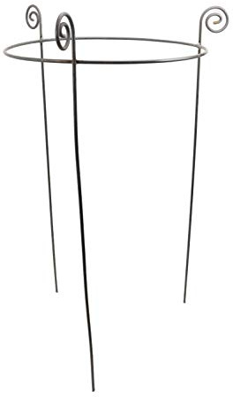 Hirsch Terracotta Staudenhalter BODO rund Ø 50 cm Höhe 116 cm Vollmaterial stabil Rankhilfe Pflanzenstütze