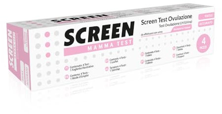 SCREENPHARMA Screen Mamma - Ovulazione Test, 4 test