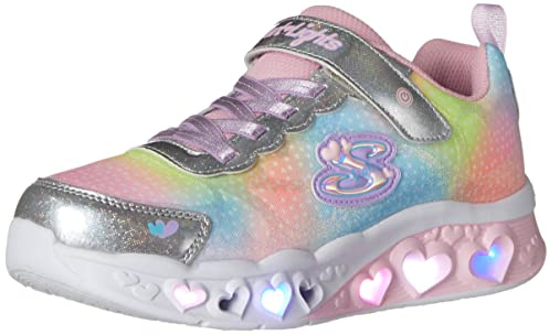 Skechers 302315l Smlt, Scarpe da ginnastica Bambine e ragazze, Maglia Sintetica D Argento, 30 EU