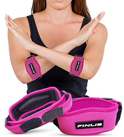 FINLIB Codera Epicondilitis Hombre 2x Coderas Alivio Dolor Codo de Tenista Epicondilitis, Recupera Movimiento Codera Mujer, Codera Tendinitis, Epicondilitis Brazalete, Coderas Epicondilitis.
