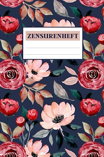Zensurenheft: Zensurenbuch DIN A5 Format, Notenbuch für Lehrer, Klassenbuch, Geschenke für Lehrer.