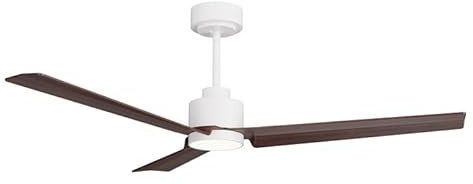 Ventilador de techo LedSULION 2183374 ANNEBlanco/Madera oscura
