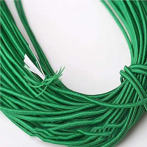 Cuerda elástica de colores, banda de goma, diámetro de 2 mm, adornos para el cabello para niños y accesorios de costura para bricolaje, 45 yardas-SJD03-S-2 mm-45 yardas