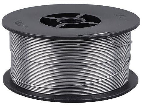 1.0mm FluxWelding Wire Flux Cored Wire MIG WeldingCarbon Steel for Gasless MIG Welding Wire with Convenient Packaging, 1kg Silver