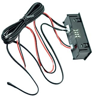 Mobestech Thermomètre Numérique Extérieur Avec Horloge Et Ventouse Module De Température Pour Aquariums Et Climatiseurs Vert
