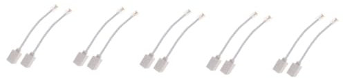 Uonlytech 10pezzi Adattatore Ethernet Per Collegare Telefono Analogico e Rete Compatto e Leggero Facile Da Usare Connessione Stabile e Efficiente