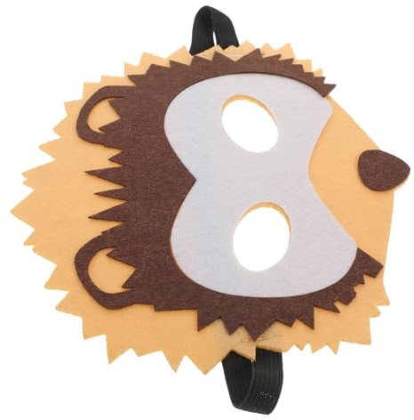 Vaguelly Tierische Cosplay Maske Aus Filz Für Lustige Tiermasken Für Partys Kostüme Und Aufführungen Mit Elastischem Band Geeignet Für Erwachsene Für Karneval Und Halloween